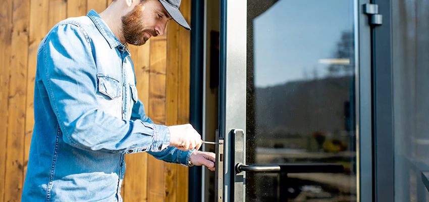 Frameless Glass Storefront Door Locks Replacement in Beverly Hills, CA